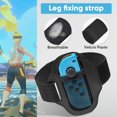 thumbnail image 5 of [Paquete de 2] correas para piernas para Nintendo Switch Sports Play Soccer/Ring Fit Adventure, 5 of 5