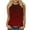 Red, variant on Womens Sleeveless Button Down Shirts Loose Tank Boho Tank Tops for Women Summer Trendy Tank Tops