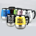 thumbnail image 4 of Amdohai 400ml Mugs Automatic Electric Self Stirring Mug Cup Coffee Milk Mixing Mug Smart Stainless Steel Juice Mix Cup Drinkware, 4 of 8