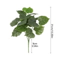 thumbnail image 2 of Tropical Greenery Plants, Realistic Artificial Leaves for Outdoor Decoration, Home Room Window Wedding Garden Table Centerpieces Vase Indoor Outdoor, 2 of 5