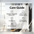 thumbnail image 4 of White Black Abstract Marble Stone Fabric Shower Curtain Ink Painting Gold Sand Waterproof Cloth Shower Curtains for Bathroom Modern Watercolor Decoration with Hooks 72x72 inches, 4 of 8