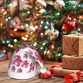 thumbnail image 6 of Fotbe Watercolor Flowers for Christmas Hat, Santa Hat for Kids Xmas Holiday Hat Comfort Christmas New Year Festive Party Supplies, 6 of 6