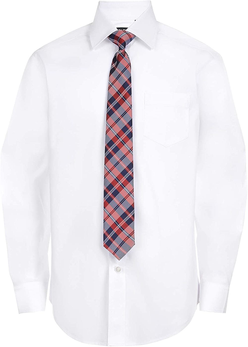 Chaps Boys Long Sleeve Dress Shirt with 