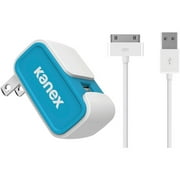 Kanex 2.4-Amp V2 USB Wall Charger and Charge and Sync 30-Pin Cable