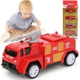 thumbnail image 5 of Caja de 4 Uds 1/60, coche de aleación con retroceso de alta simulación, modelo de colección de juguetes para niños (coche de bomberos tipo B), 5 of 5