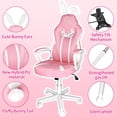 thumbnail image 4 of JOYFLY Ergonomic Computer Gaming Chair Racing Style Task Chair for Kids Adults, 250 lbs, Pink, 4 of 8