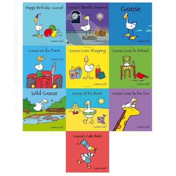 Goose Series By Laura Wall (10 Children Picture Flats Books Collection Set)