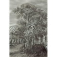 thumbnail image 3 of Naomi McCavitt 13x18 Black Modern Framed Museum Art Print Titled - Classical Landscape Triptych III, 3 of 5
