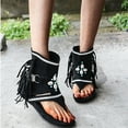 thumbnail image 5 of Quaouag Womens Sandals Comfort Arch Support Sandals Summer Walking Shoes Casual Ankle Elastic Flip Flops Shoes, 5 of 7