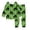 P54 Green, variant on Tfken Halloween Girls Pajama Sets 2 Piece Sleepwear Nightwear Festival Halloween Pajamas Tops With Pants Set Homewear Long Sleeve Autumn Soft Loungewear Outfit Size 2-3 Years Green