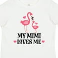 thumbnail image 4 of Inktastic My Mimi Loves Me Flamingo Girls Toddler T-Shirt, 4 of 5
