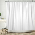 thumbnail image 5 of Lfeey Shower Curtain Waterproof Fabric, Bathroom Decorative Curtains with 14 Hooks, White, 72"x84", 5 of 5