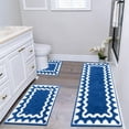 thumbnail image 6 of Tuvgenk Bathroom Mats and Rugs Sets 3 Piece Non Slip Water Absorbent Washable Plush Bath Mat Sets for Bathroom Floor(Blue,47x16,24x16,20x16 inch), 6 of 6