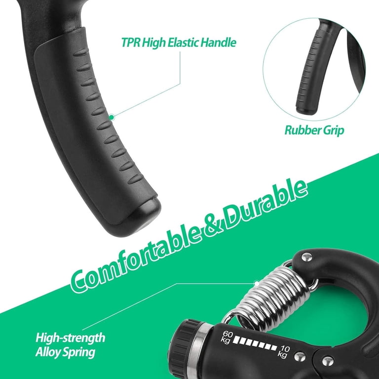 Peduu Grip Strength Trainer 2-Pack, 22-132 Lbs Adjustable photo 3