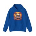 thumbnail image 2 of Hippie Bus Graphic Hoodie Unisex Heavy Blend Hooded Sweatshirt 60s 70s, 2 of 9