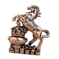 thumbnail image 4 of Figura de caballo en miniatura, escultura animal, arte, artesanía, pequeño adorno de escritorio para Estilo D, 4 of 9