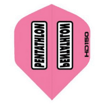 3 Sets (9 Flights) Pentathlon HD150 Pink Ex-Tough Dart Flights - 150 Micron
