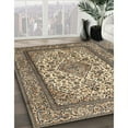 thumbnail image 2 of Ahgly Company Indoor Rectangle Traditional Dark Brown Medallion Area Rugs, 7' x 10', 2 of 6