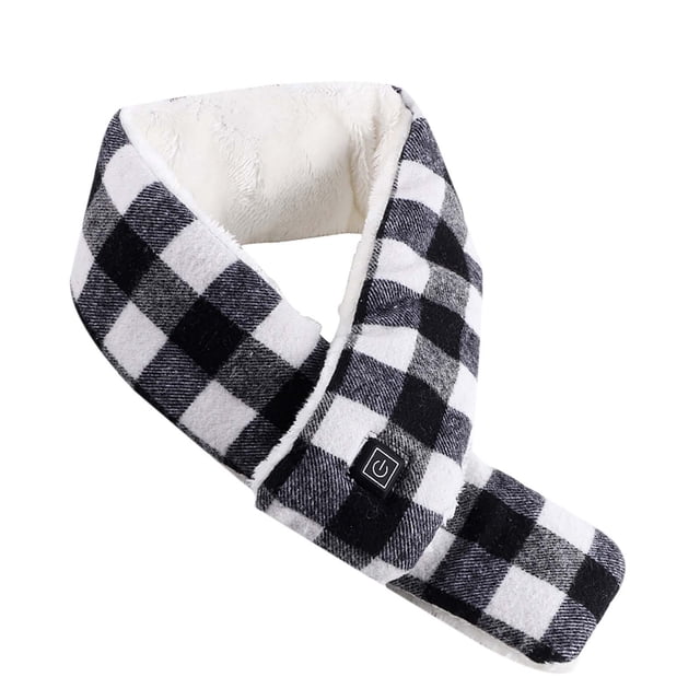 QTBIUQ Foulards Chauffants Réglables Rechargeables par USB Intelligents Alimentation Mobile Charge USB Cou et Épaules Protection contre le Froid Hivernal et Chauffage au Chaud Foulard pour Hommes et Femmes