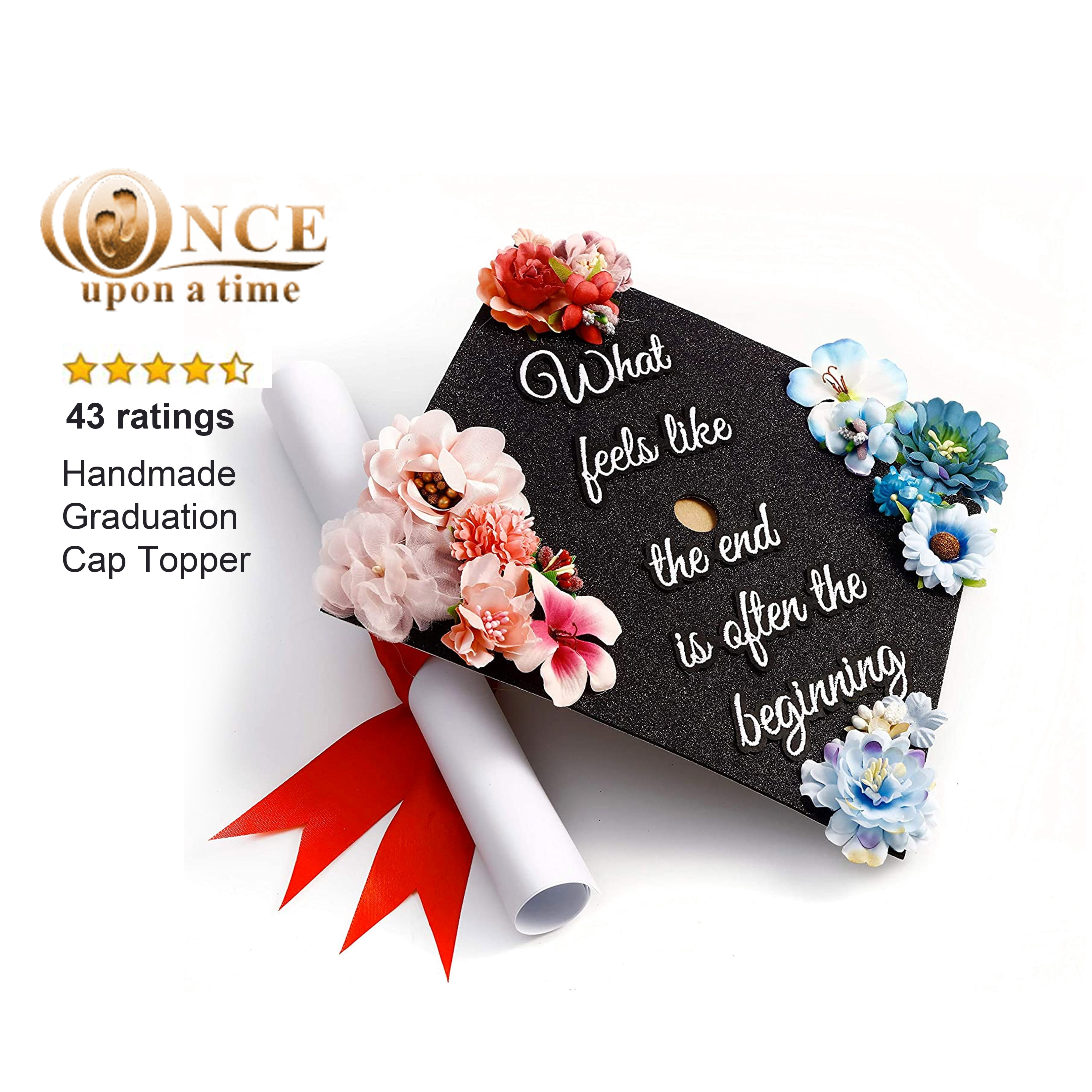 Once Upon a Time What Feels Like The End Black Graduation Cap Decorations