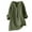 Army Green, variant on Pisexur Women's Oversized Linen Shirts Blouses Summer Tops 2023 Solid Color Loose Cotton Blend V Neck 3/4 Roll Sleeve High Low Henry Shirts Basic Tunic Tee