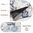 thumbnail image 5 of Summer Marine Life Large Area Rugs 8x10 ft Ocean Watercolor Octopus Starfish Coastal Vintage Washable Rug Non Slip Indoor Carpet Absorbent Floor Mat for Living Room Bedroom Dining Room, 5 of 9