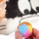 thumbnail image 3 of 40 bolas de juguete para gatos, lindas bolas de juguete de colores arcoíris para gatos, divertidas bolas peludas para gatitos., 3 of 6