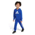 thumbnail image 4 of Boys 4-7 adidas Basic Fleece Zip-Up Hoodie & Jogger Pants Set Color: Royal Size: 5, 4 of 4