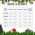 thumbnail image 2 of DAKIMOE Girls Christmas Clothes Toddler Girls Christmas Sweater with Gingerbread Man Candies Print Pants Suit Long Sleeve Christmas Outfits for Girls, 2-3Y, 2 of 10