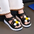 thumbnail image 4 of IVEYRTF Girls Floral Soft Sole Non Slip Sandals Summer Outdoor Activities Casual Everyday Lightweight Breathable Sandal Shoes, 4 of 6