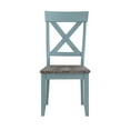 thumbnail image 2 of Coast to Coast Imports Bar Harbor Blue Crossback Wood Dining Chairs - Set of 2, 2 of 7