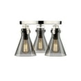 thumbnail image 4 of Innovations Lighting - Newton Cone - 3 Light Flush Mount In Industrial, 4 of 5
