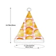 thumbnail image 3 of Haiem Tasty Toasts Pattern Santa Hat Confortable Velvet Christmas Hat for Christmas Party Favors Fit for Adults and Kids, 3 of 6