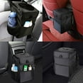 thumbnail image 1 of Car Trash Can,Vehicle Trash Can Hanging Car Trash Bag Garbage Can Waterproof Car Trash Bin, 1 of 8
