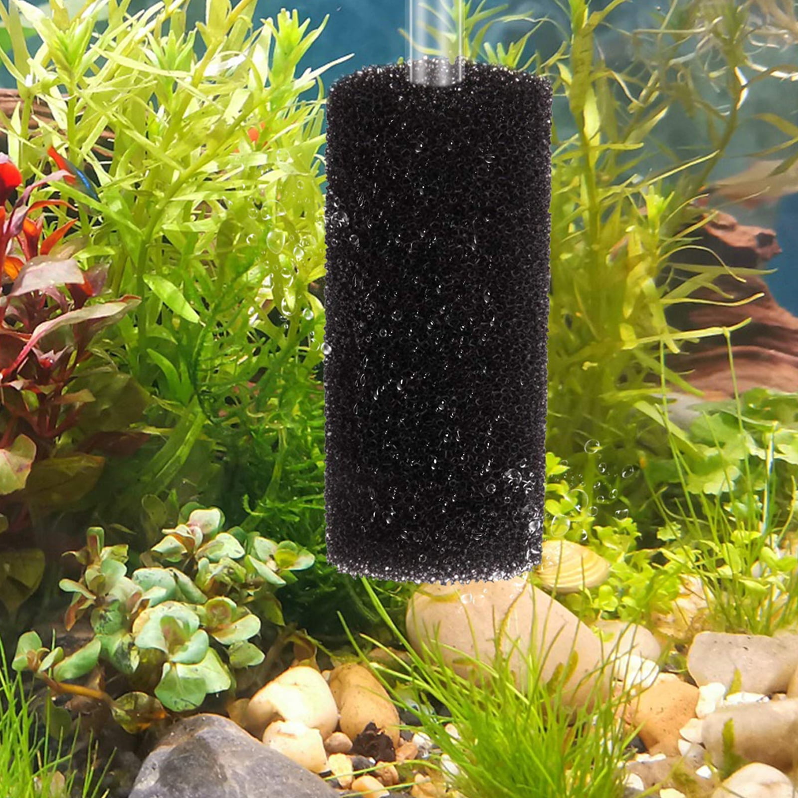 Qzbhct 15PCS Pre-Filter Foam Sponge Roll Aquarium Filter Intake Cover for Aquarium Fish Tank (Small)
