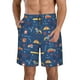 thumbnail image 1 of Fotbe French Bulldog Dog In Beret Trajes de Baño Estampados para Hombre, Shorts de Verano de Secado Rápido, Ropa de Playa, Bañadores-XX-Large, 1 of 6