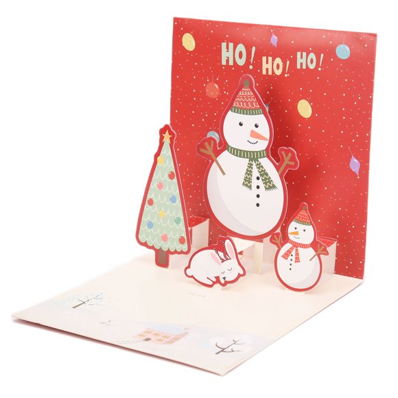 Carte de Noël, carte de Voeux Processus Argent Chaud Writable Exquis Texturé avec Autocollant d'Enveloppe pour Cadeau pour la Décoration un Style, Style B, Style C