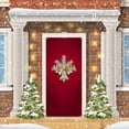 thumbnail image 4 of Cubierta Decorativa Para Puertas Navideñas Techo Para Puertas Pancarta Navideña Para Colgar En Puertas Fondo Pancarta Navideña Para La Puerta Principal Del Hogar Porche Navideño, 4 of 6