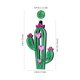 thumbnail image 4 of 1 par de pendientes de cactus colgantes, joyería de moda para mujeres y niñas., 4 of 6