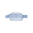 thumbnail image 2 of No Boundaries Women's Hands Free Fanny Pack, Sky Gingham, 2 of 6