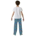 thumbnail image 5 of FORMRS Kids Pajama Pants with Pockets Size 13-14Y Boys Lounge Sleep Bottoms, Blue Cartoon Galaxy, 5 of 8