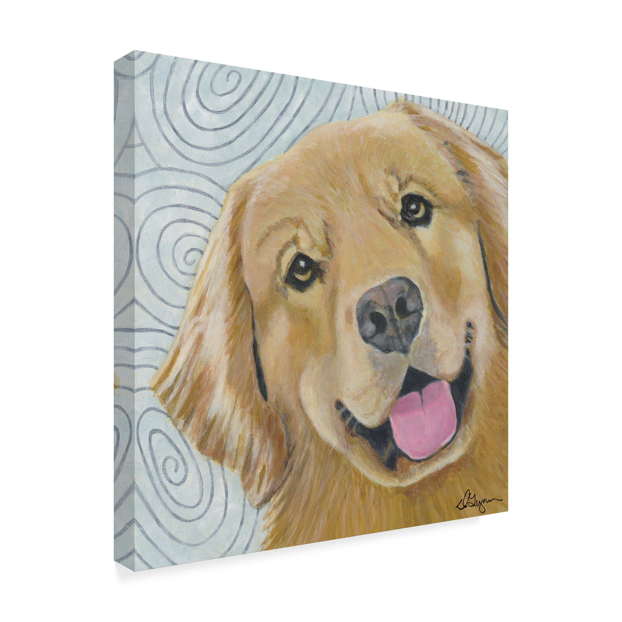 Trademark Fine Art 'Dlynns Dogs Cosmo' Canvas Art by Dlynn Roll