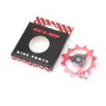 thumbnail image 3 of S SERENABLE 12T Bike Aluminum Rear Derailleur Pulley Wheel Lightweight Red, 3 of 7