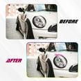thumbnail image 3 of Xotic Tech CarLashes Barbie Pink Car Headlight Eyelashes Stickers Fashion Fake Cute Decal Universal for Car Truck Headlamp Headlight 4PCS (25cm x 11cm), 3 of 9