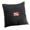 thumbnail image 1 of LOVIVER Home Decorative Throw Pillow Case Dive Flag Pattern Cushion Black, 1 of 8
