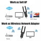 thumbnail image 2 of Tarjeta WiFi AC1300M USB 3.0 2.4+5.8G Tarjeta de red inalámbrica de doble banda para juegos de PC de escritorio, 2 of 7