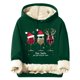 thumbnail image 2 of Sudadera con capucha para hombre, informal, a la moda, con estampado navideño, de manga larga y bolsillo, de poliéster, 2 of 5