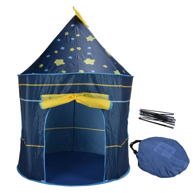 Tienda de juegos para niños, juguete de princesa, castillo, casa de juegos de interior, tienda de campaña, juguete de regalo para niños, azul