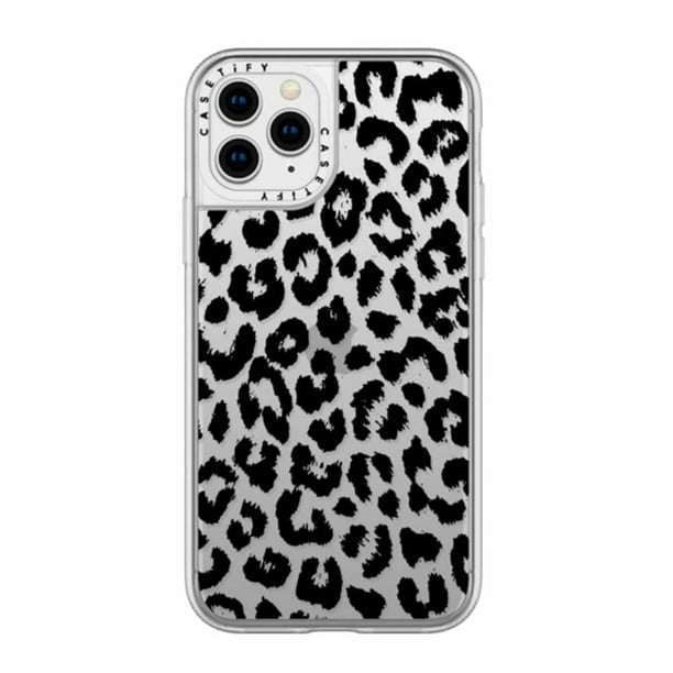 Casetify Grip Case Black Transparent Leopard Print For Iphone 11 Pro Cases Walmart Com Walmart Com