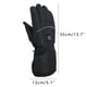 thumbnail image 3 of Guantes de mujer con cinco dedos recargables y retales, guantes calefactores para deportes, esquí y equitación, guantes cálidos para mujer., 3 of 3
